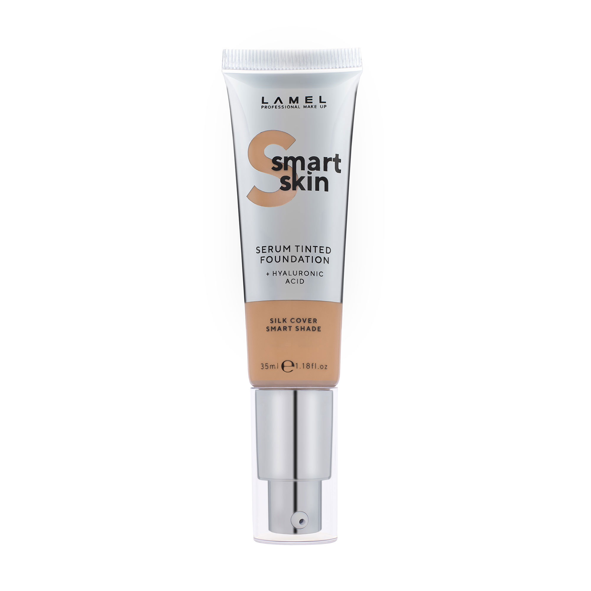 Тональна основа-сироватка для обличчя LAMEL Make Up Smart Skin Serum Tinted Foundation 406, 35 мл